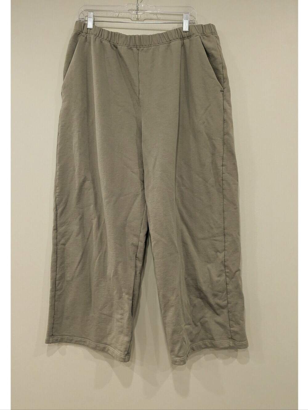 Patagonia Regenerative Organic Cotton Essential Pants In Tan Size Large